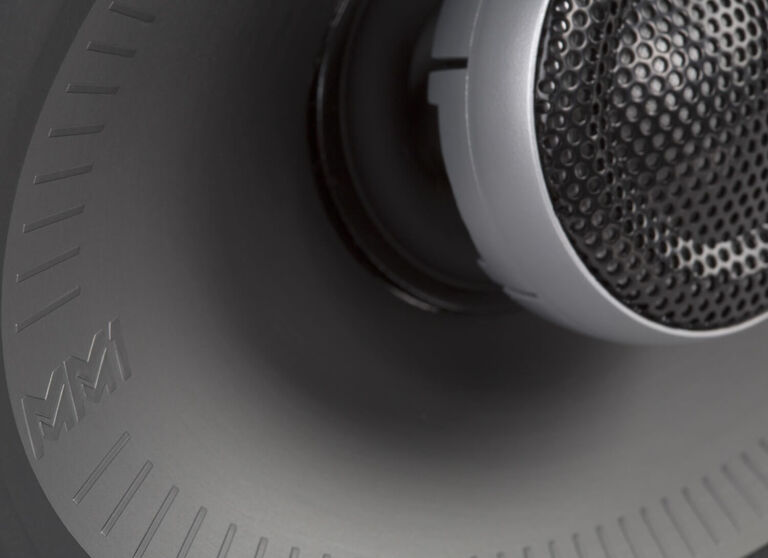 Closeup of Polk speakers Closeup of Polk speakers