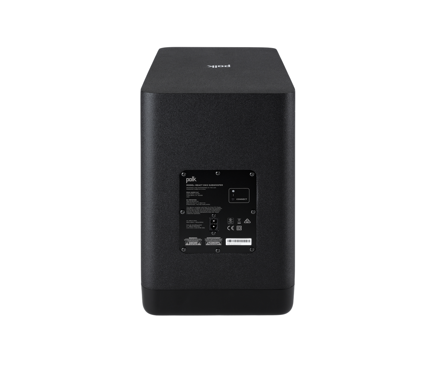 React Sound Bar, Black, dynamic