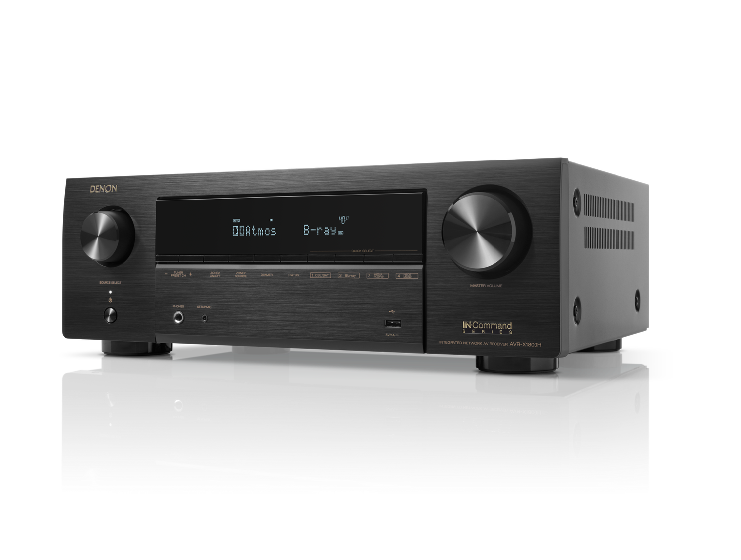 AVR-X1800H, Black, dynamic