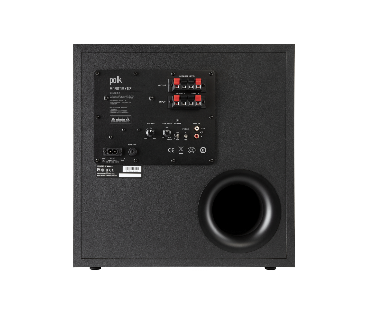 Monitor XT12, Black, dynamic