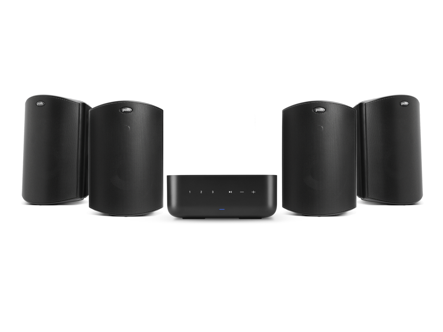 Atrium Outdoor System with Denon Home Amp, Black, dynamic