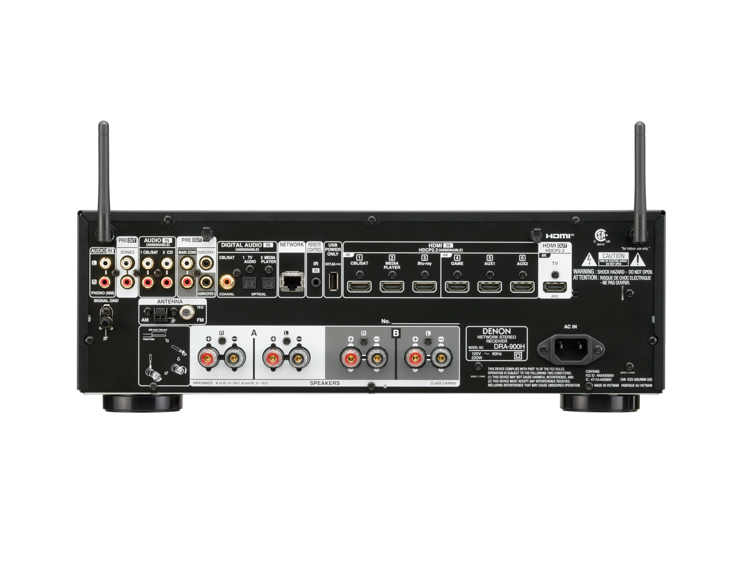 DRA-900H, Black, dynamic